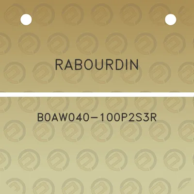 rabourdin-b0aw040-100p2s3r