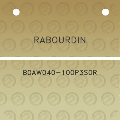 rabourdin-b0aw040-100p3s0r