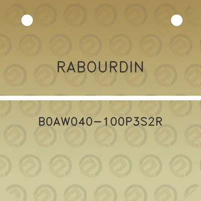 rabourdin-b0aw040-100p3s2r