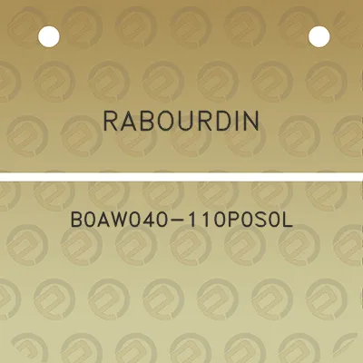 rabourdin-b0aw040-110p0s0l