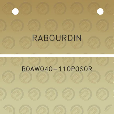 rabourdin-b0aw040-110p0s0r