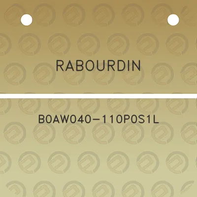 rabourdin-b0aw040-110p0s1l