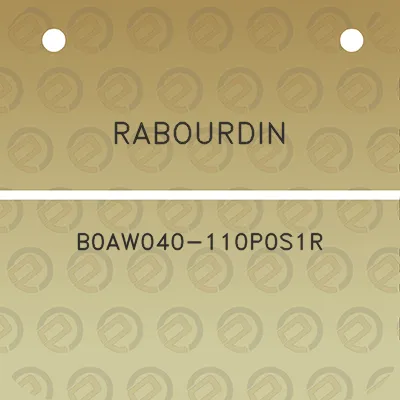 rabourdin-b0aw040-110p0s1r