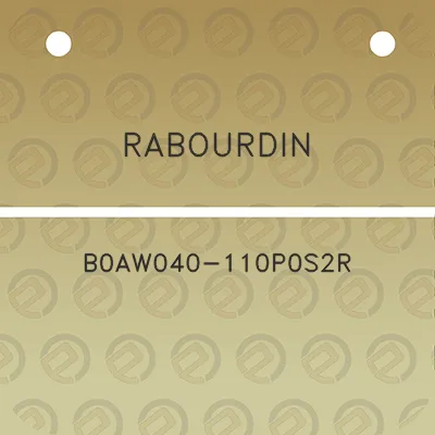 rabourdin-b0aw040-110p0s2r