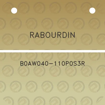 rabourdin-b0aw040-110p0s3r