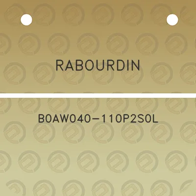 rabourdin-b0aw040-110p2s0l