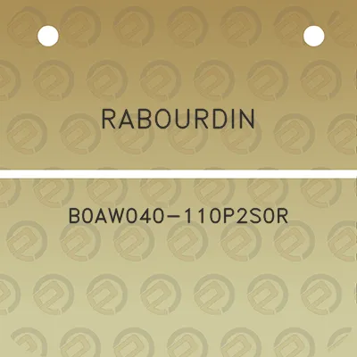 rabourdin-b0aw040-110p2s0r