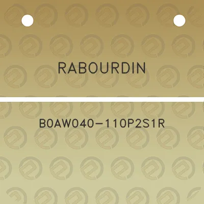 rabourdin-b0aw040-110p2s1r