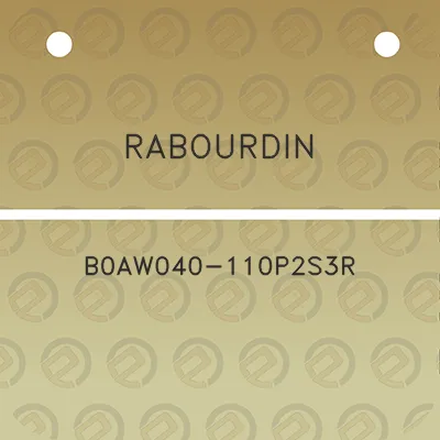 rabourdin-b0aw040-110p2s3r