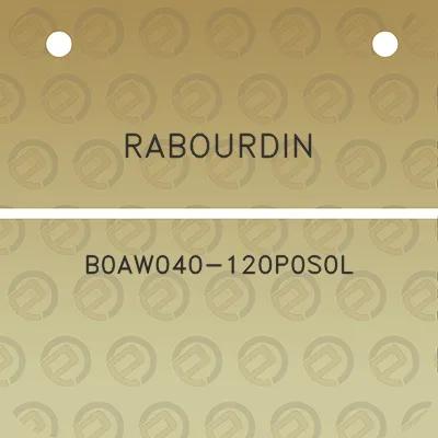 rabourdin-b0aw040-120p0s0l