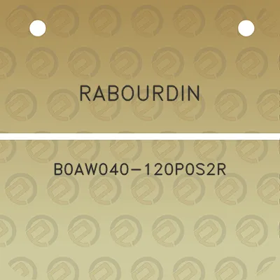 rabourdin-b0aw040-120p0s2r