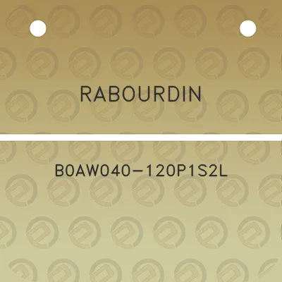 rabourdin-b0aw040-120p1s2l