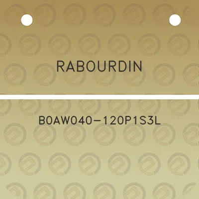 rabourdin-b0aw040-120p1s3l