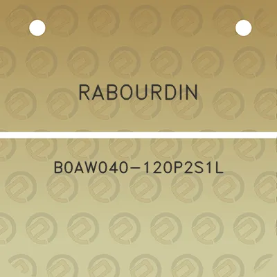 rabourdin-b0aw040-120p2s1l