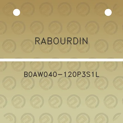 rabourdin-b0aw040-120p3s1l