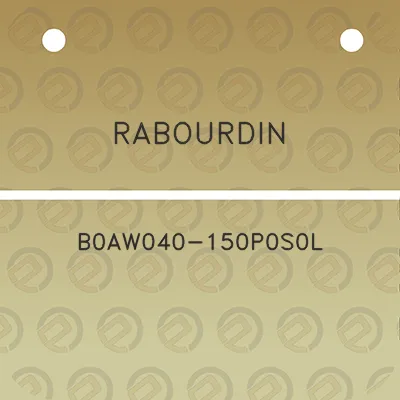 rabourdin-b0aw040-150p0s0l