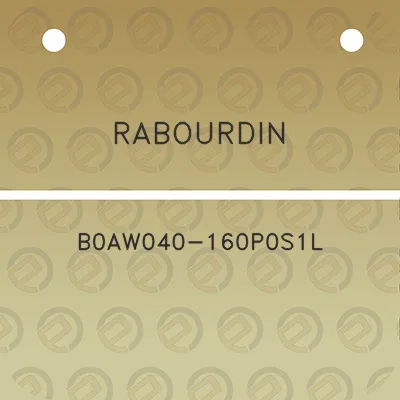 rabourdin-b0aw040-160p0s1l