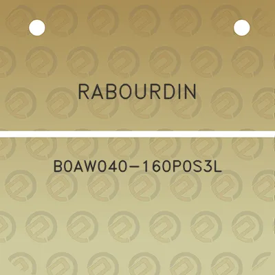 rabourdin-b0aw040-160p0s3l