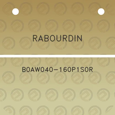 rabourdin-b0aw040-160p1s0r