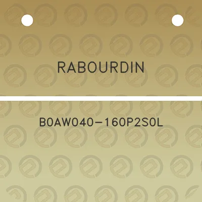 rabourdin-b0aw040-160p2s0l