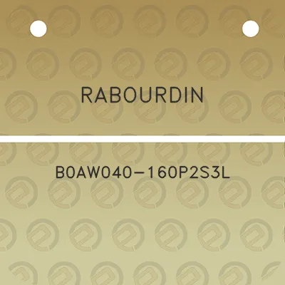 rabourdin-b0aw040-160p2s3l