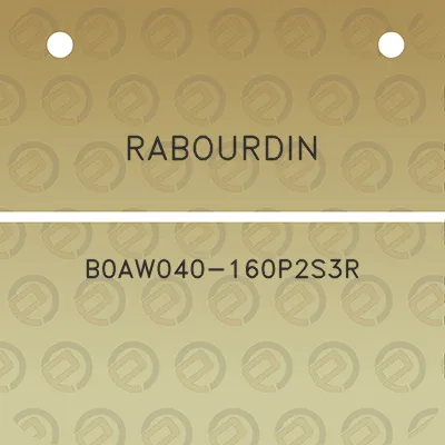 rabourdin-b0aw040-160p2s3r