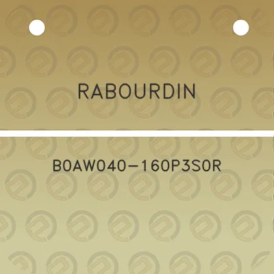 rabourdin-b0aw040-160p3s0r