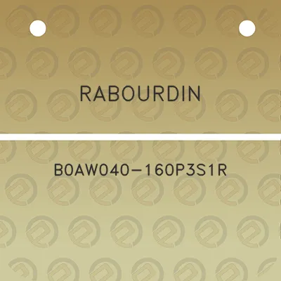 rabourdin-b0aw040-160p3s1r