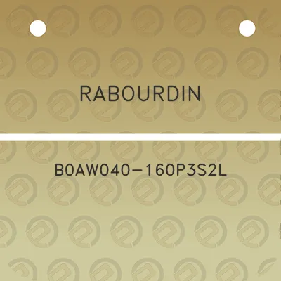 rabourdin-b0aw040-160p3s2l