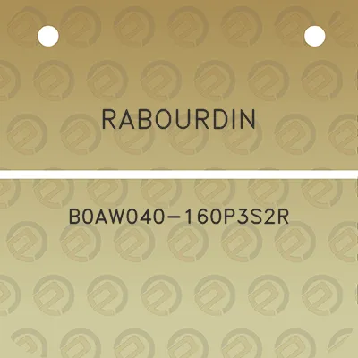 rabourdin-b0aw040-160p3s2r