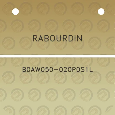 rabourdin-b0aw050-020p0s1l