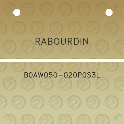 rabourdin-b0aw050-020p0s3l