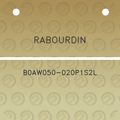 rabourdin-b0aw050-020p1s2l