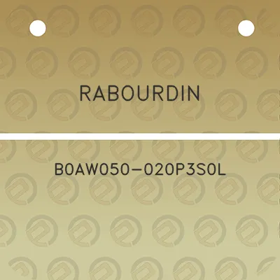 rabourdin-b0aw050-020p3s0l