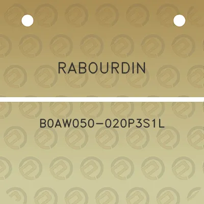 rabourdin-b0aw050-020p3s1l