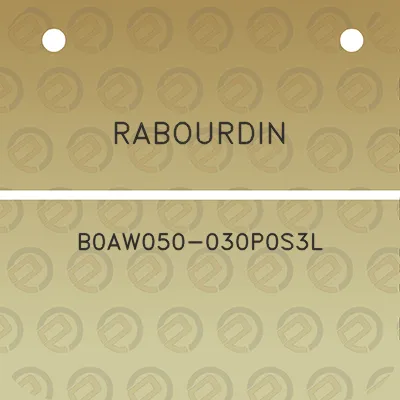 rabourdin-b0aw050-030p0s3l