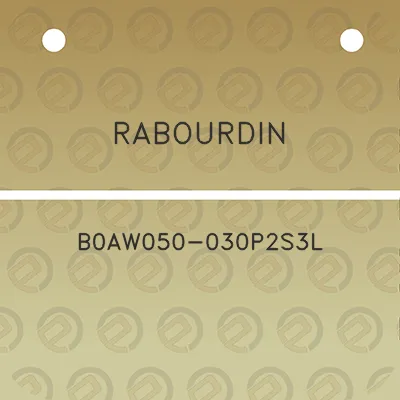 rabourdin-b0aw050-030p2s3l