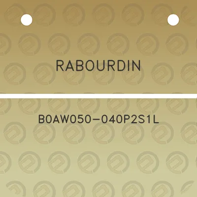 rabourdin-b0aw050-040p2s1l