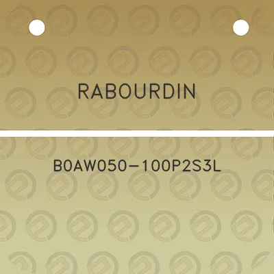 rabourdin-b0aw050-100p2s3l