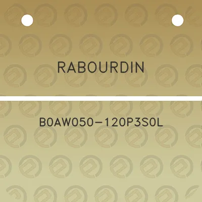 rabourdin-b0aw050-120p3s0l