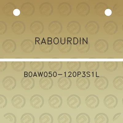 rabourdin-b0aw050-120p3s1l