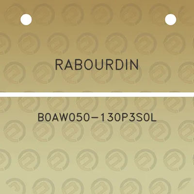 rabourdin-b0aw050-130p3s0l