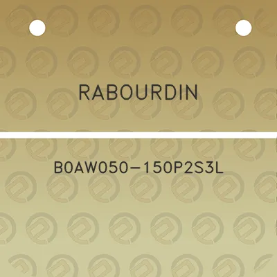 rabourdin-b0aw050-150p2s3l