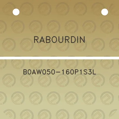 rabourdin-b0aw050-160p1s3l