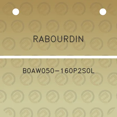 rabourdin-b0aw050-160p2s0l