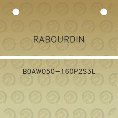 rabourdin-b0aw050-160p2s3l