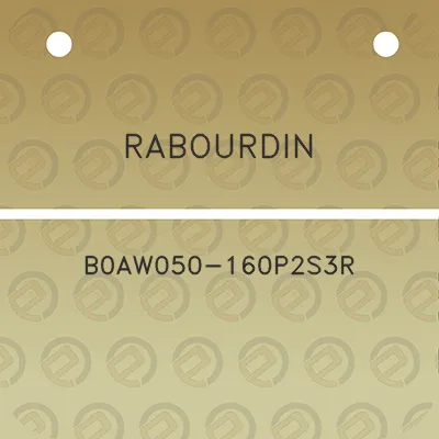 rabourdin-b0aw050-160p2s3r