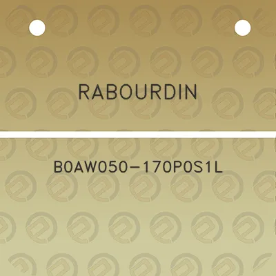 rabourdin-b0aw050-170p0s1l