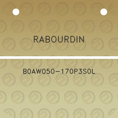 rabourdin-b0aw050-170p3s0l