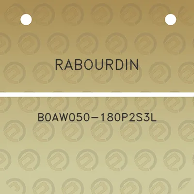 rabourdin-b0aw050-180p2s3l